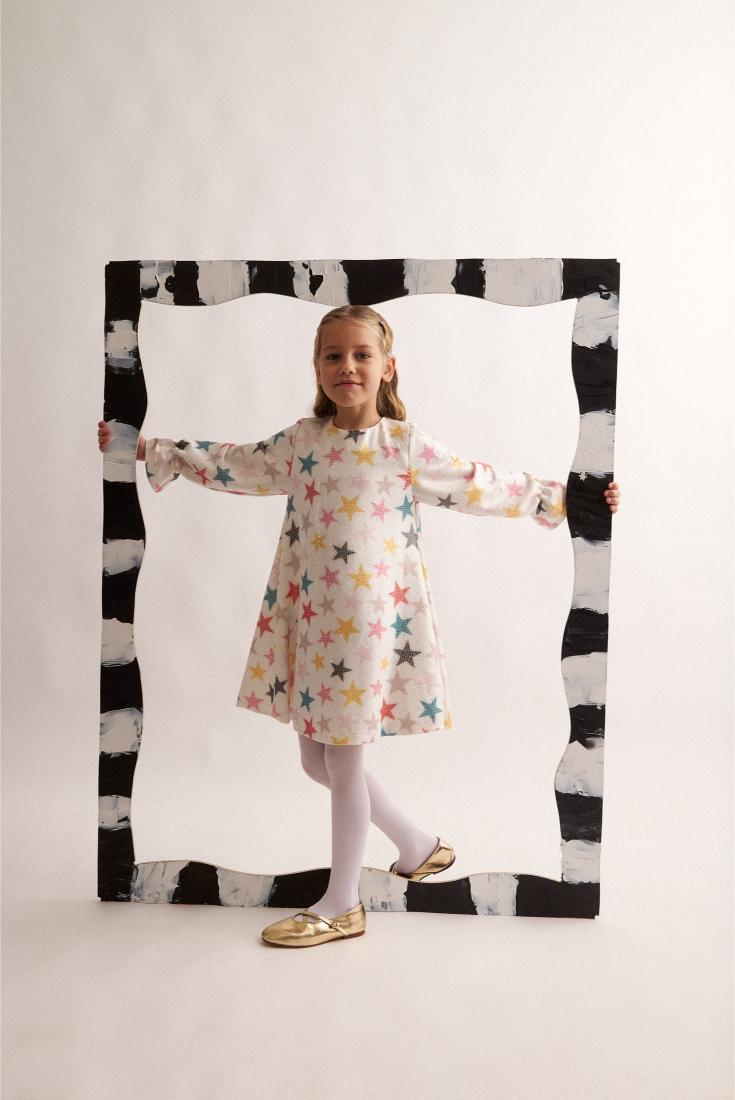 Παιδικό Φόρεμα Παγιέτα Dreamstars Two in a castle T6614