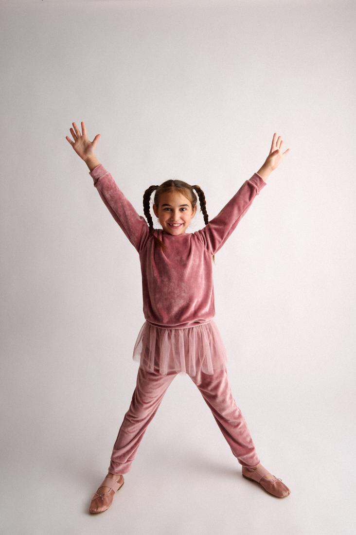 Παιδικό Σετ Mε Φούστα Romantic Velvet Two in a castle T6699