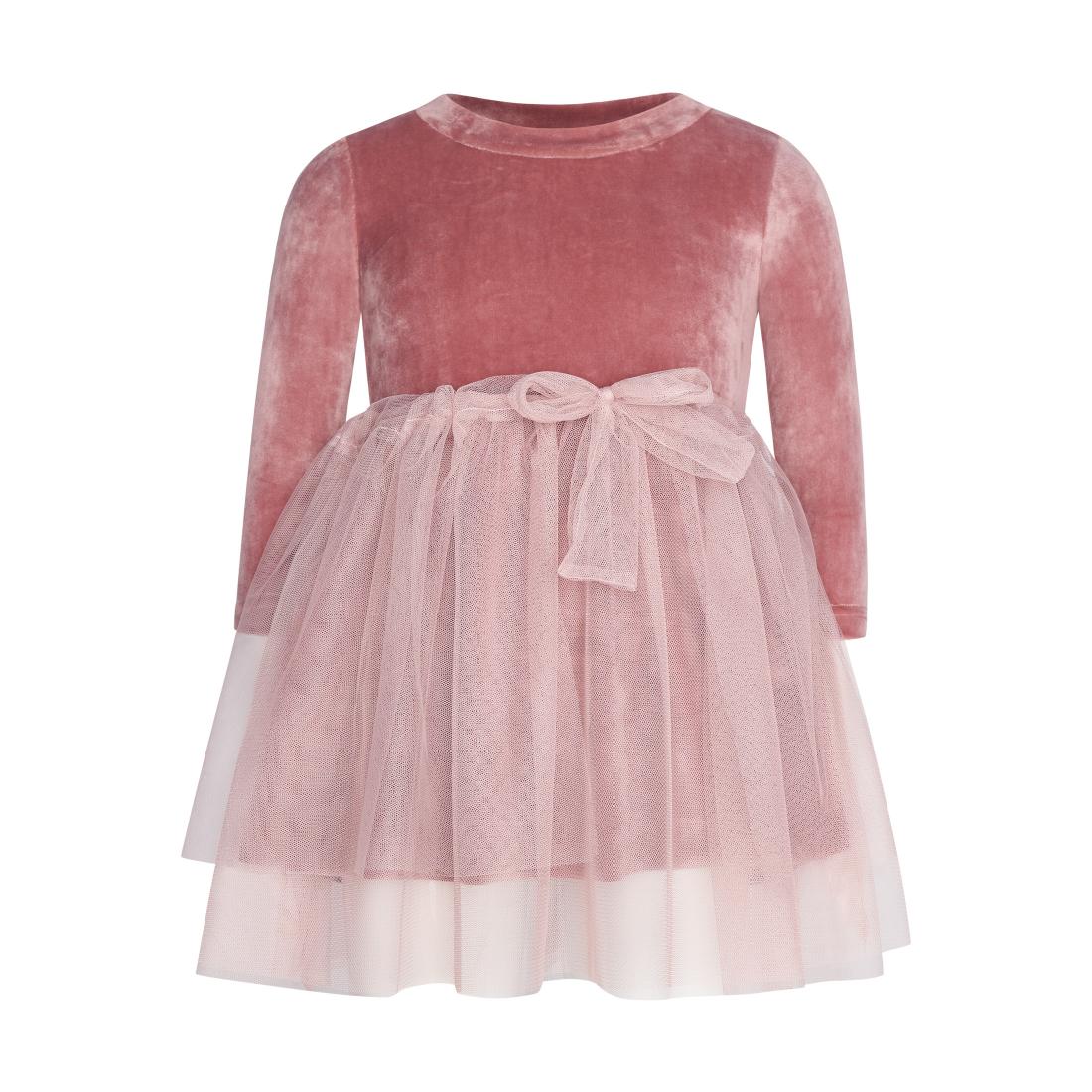 Παιδικό Φόρεμα Romantic Velvets Two in a castle T6698