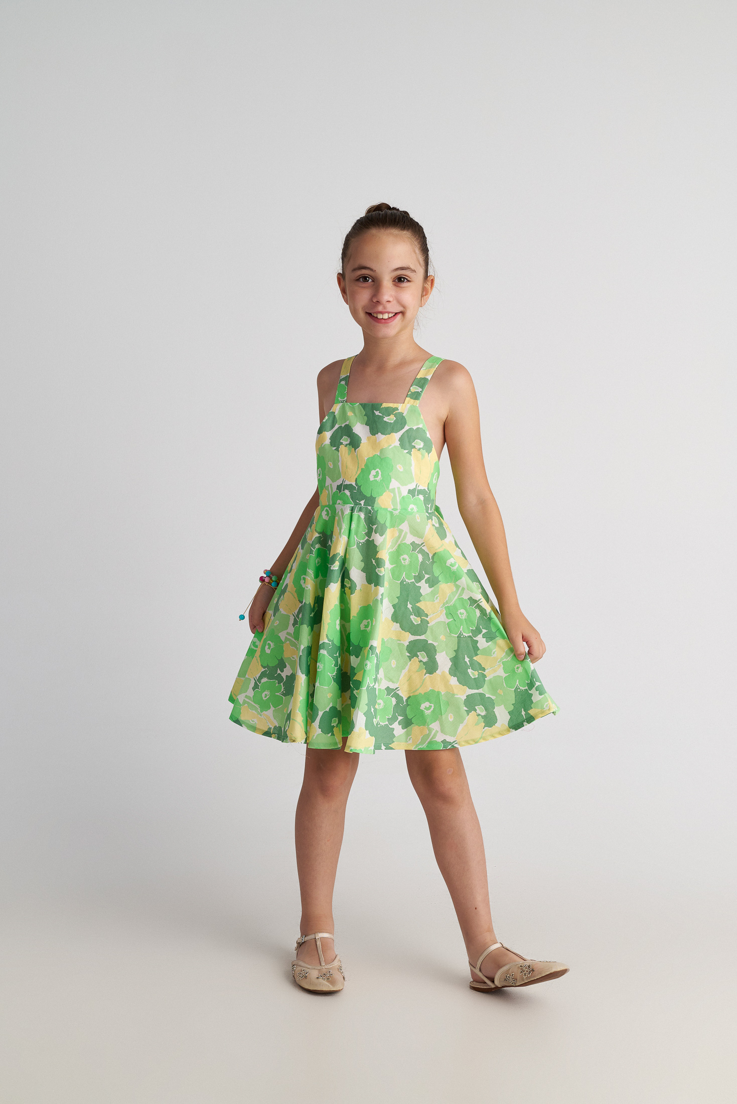 Παιδικό Φόρεμα Lime &Sugar Backless Bow Two in a castle T7121