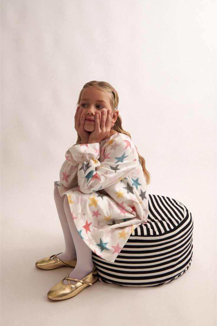 Παιδικό Φόρεμα Παγιέτα Dreamstars Two in a castle T6614