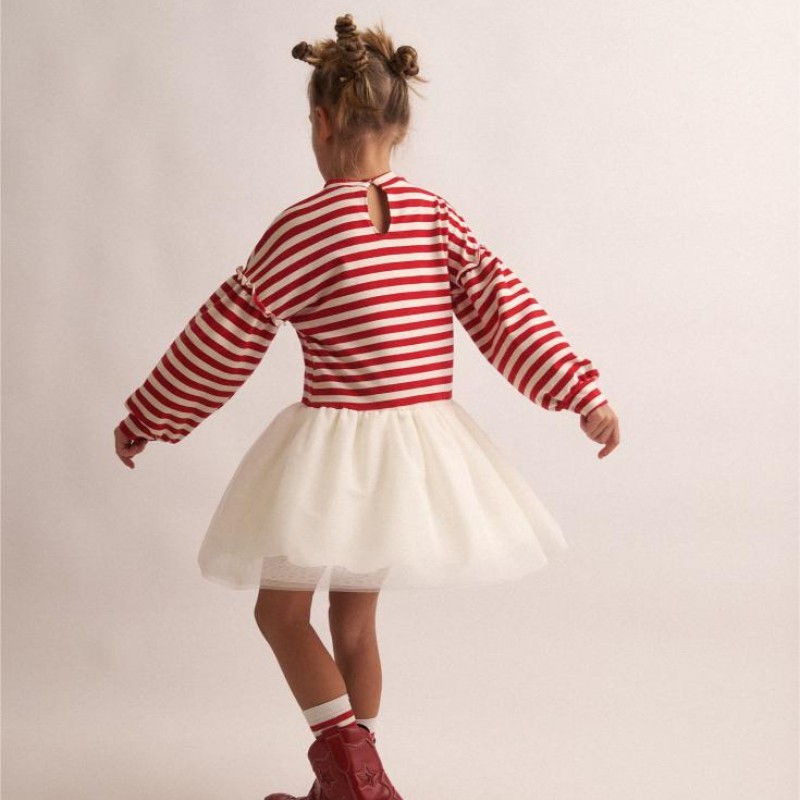 Παιδικό Φόρεμα Tutu Stripped Universe Two in a castle T6514