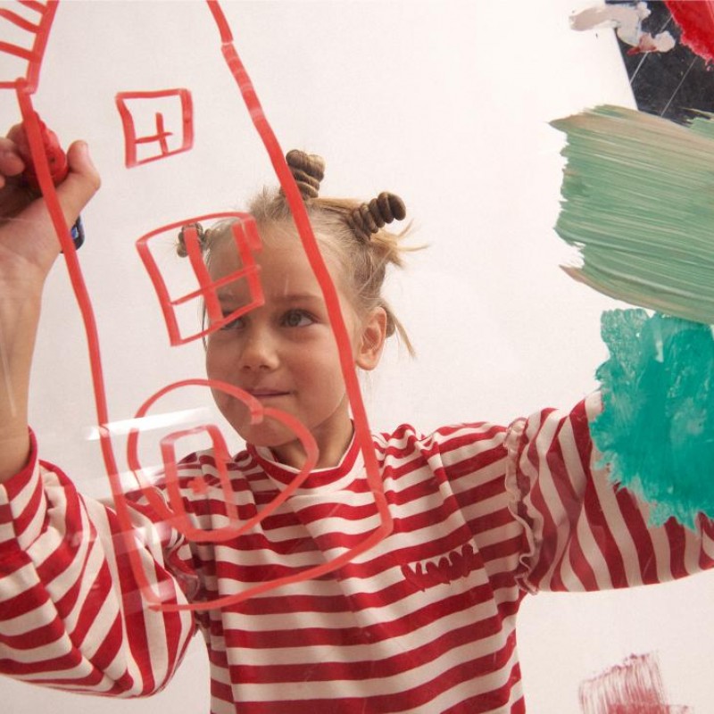 Παιδικό Φόρεμα Tutu Stripped Universe Two in a castle T6514