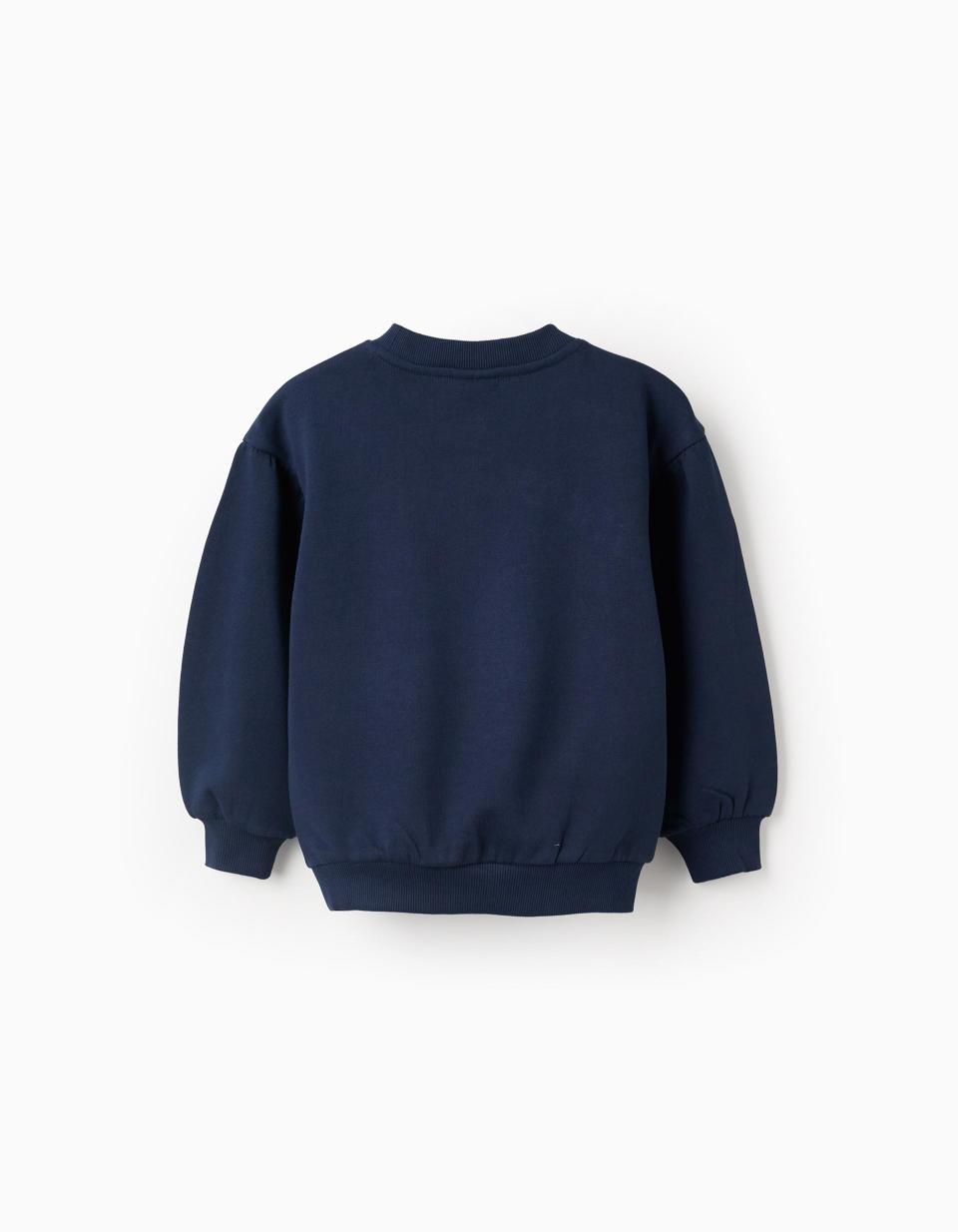 Παιδικό Φούτερ Stitch Disney Zippy 25077 Dark Blue