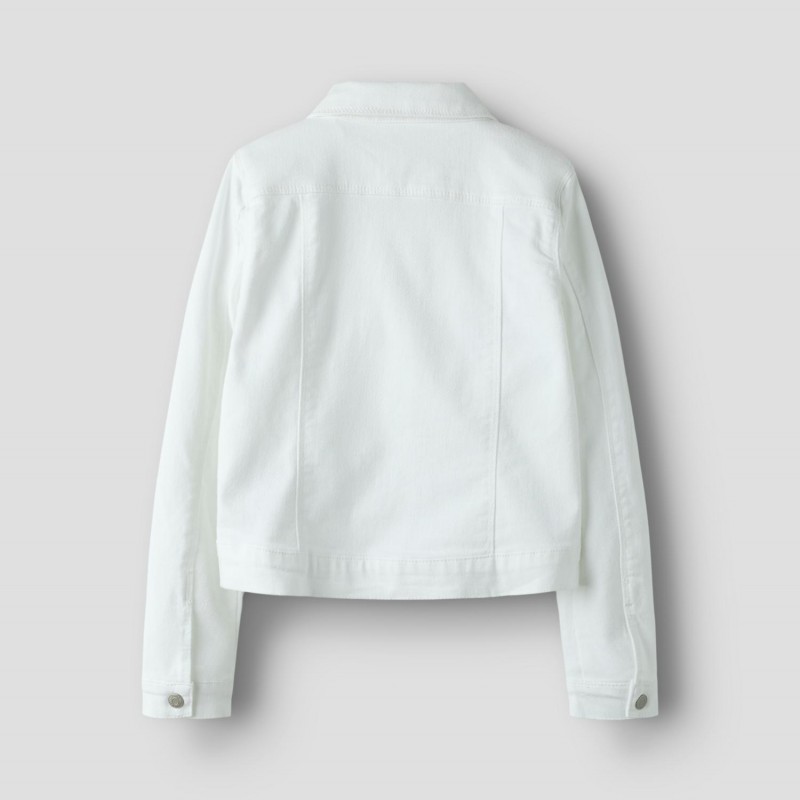 Παιδικό Μπουφάν Τζιν Λευκό Name it 13217937 Bright White
