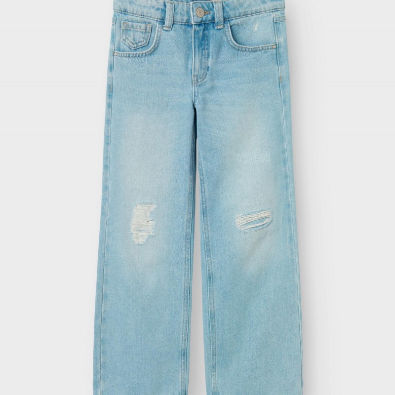 Παιδικό Παντελόνι Τζιν Name it 13211699 Light Blue Denim