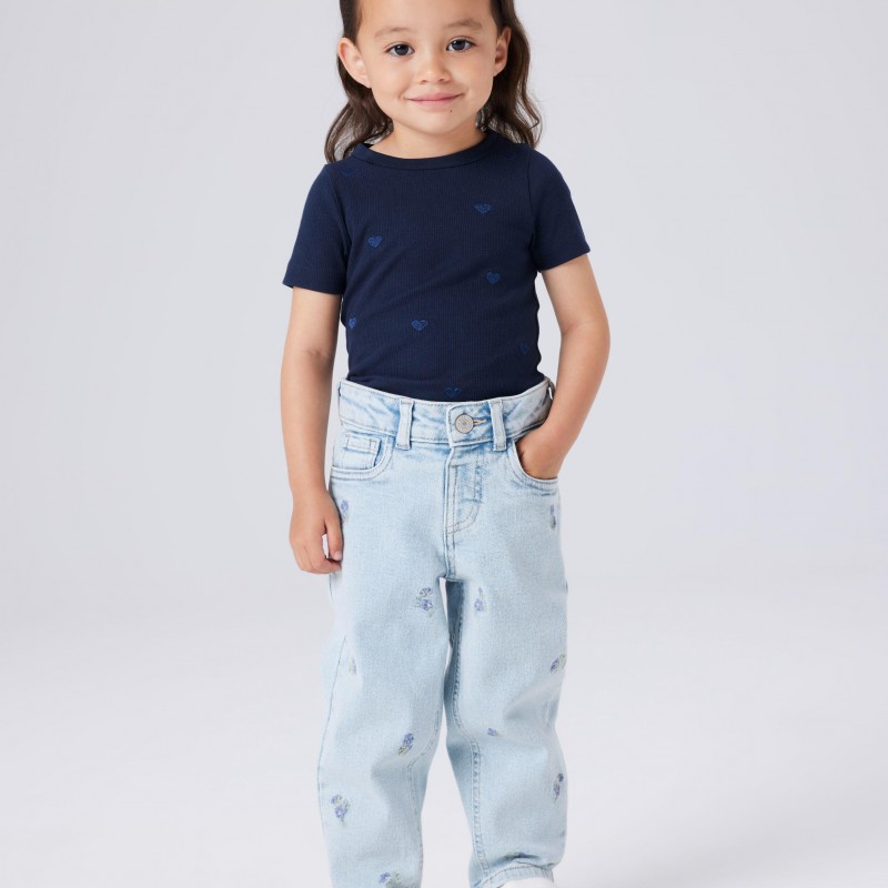 Παιδικό Παντελόνι Τζιν Name it 13242772 Light Blue