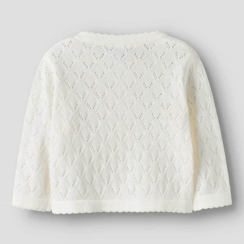 Μπεμπέ Πλεκτή Ζακέτα Name it 13239824 Cloud Dancer