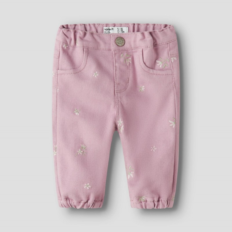 Μπεμπέ Τζιν Παντελόνι Name it 13237411 Dawn Pink