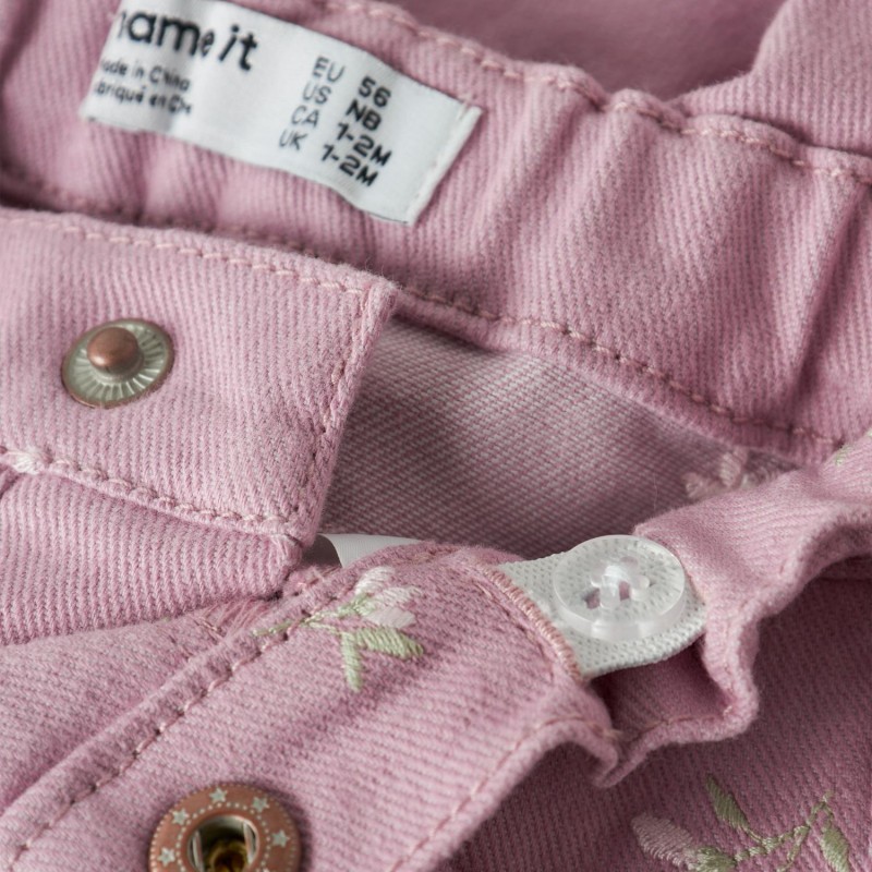 Μπεμπέ Τζιν Παντελόνι Name it 13237411 Dawn Pink