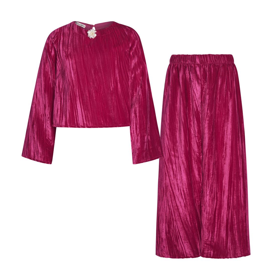 Παιδικό Σετ Φούξια Velvet Crash Two in a castle T6657