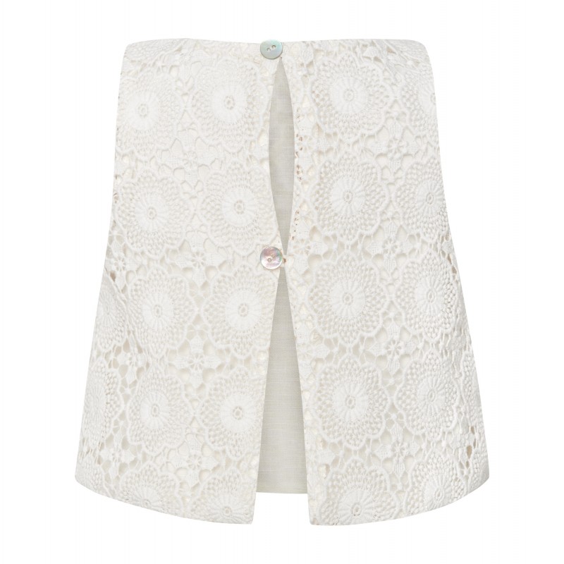 Βρεφικό Σετ The Flower Girls Crochet Top & Pants Set Two in a castle T7249