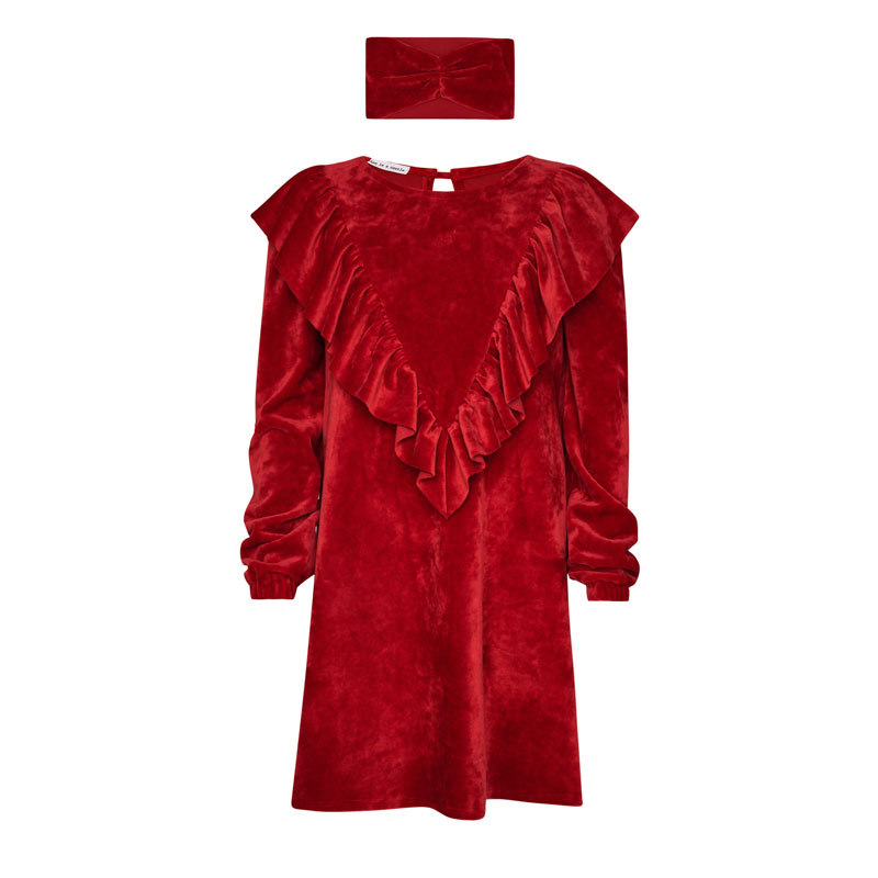 Φόρεμα Red Velvet Two in a castle T5648