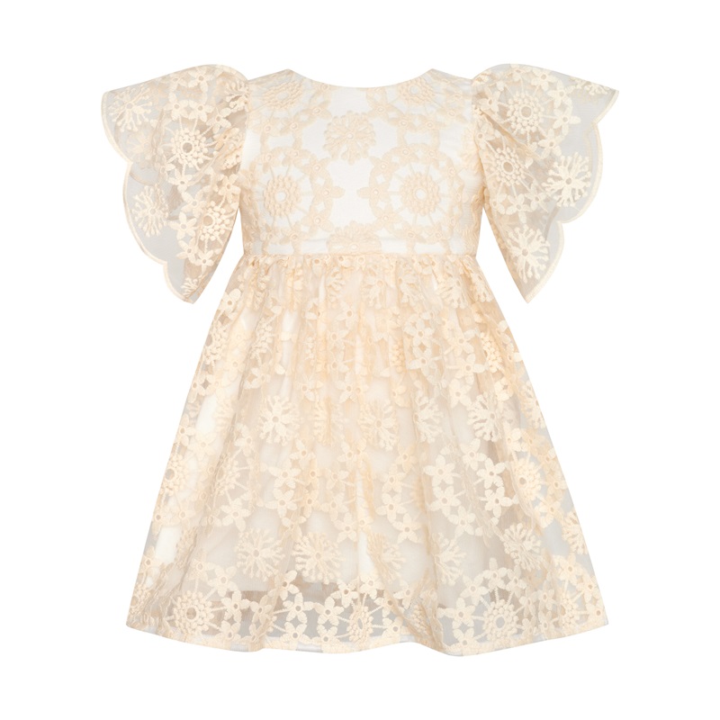 Βρεφικό Φόρεμα Whipped Cream Ecru Two in a castle T6257