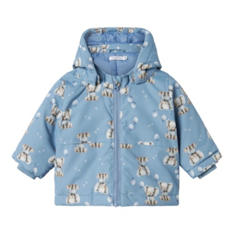 NAME IT NBMMAX PA JACKET AOP - Παιδικό Μπουφάν με Οικολογική Θερμομόνωση για Φθινόπωρο/Χειμώνα 2025