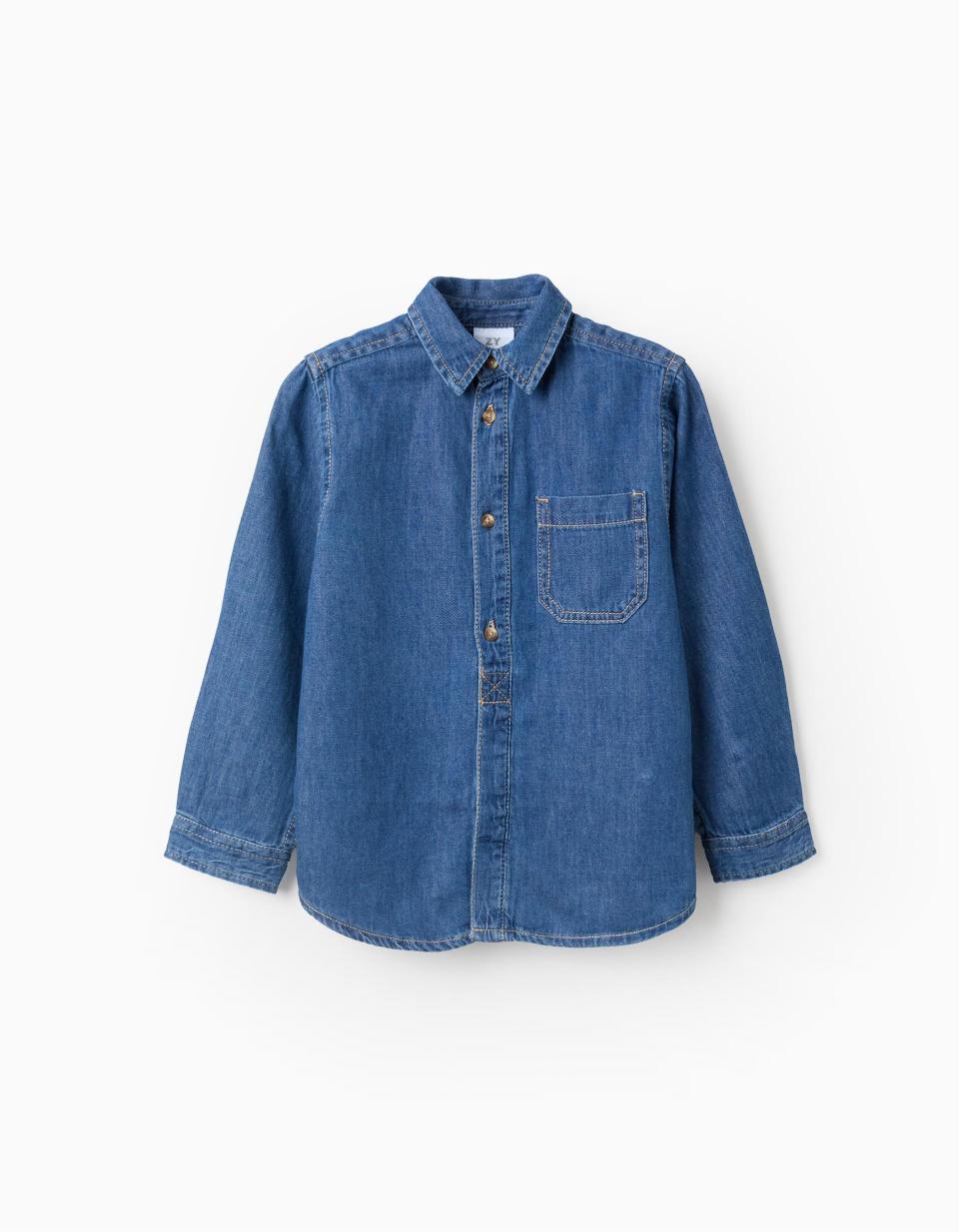 Πουκάμισο τζιν Zippy 25066 Blue