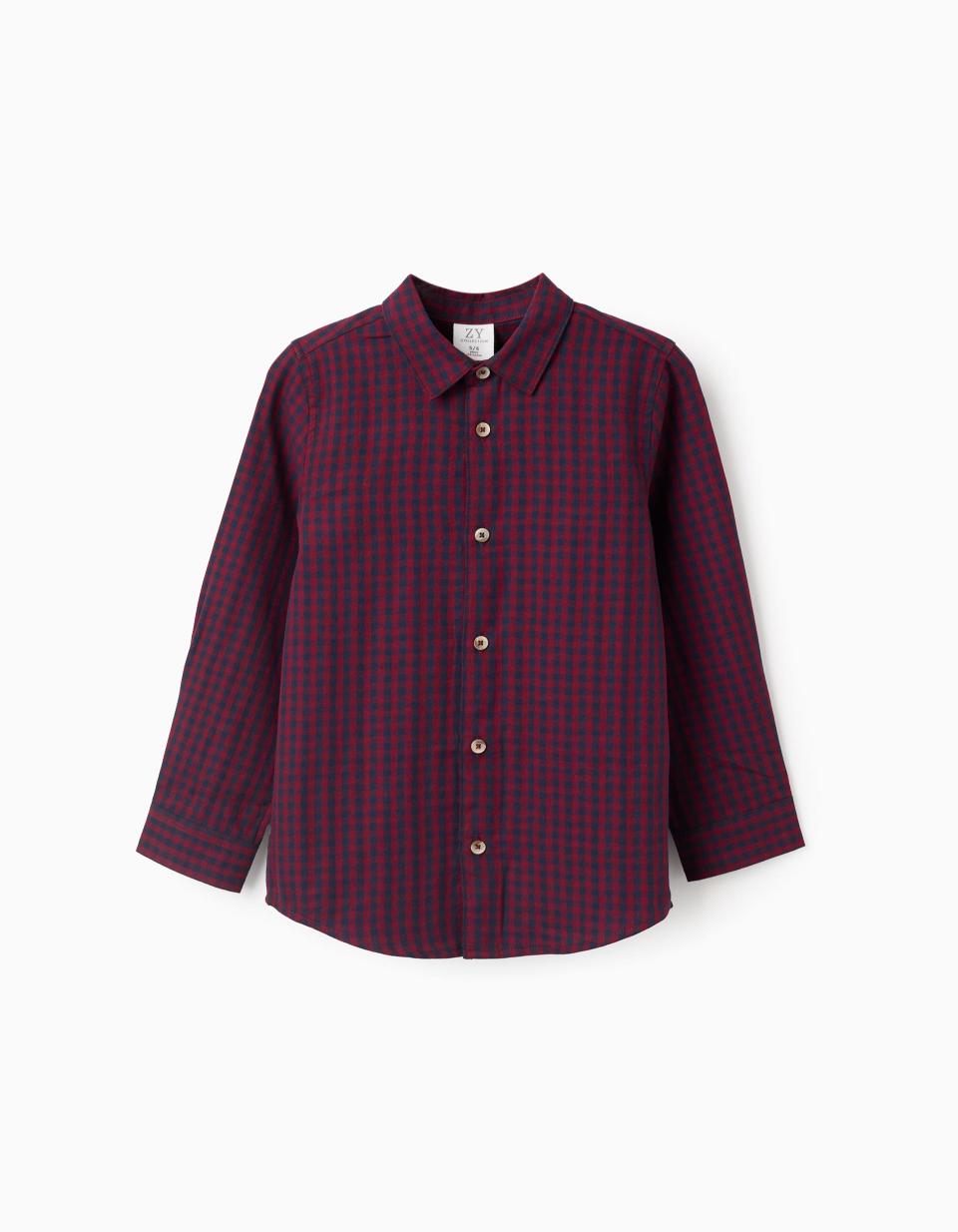 Παιδικό Πουκάμισο Καρό  Zippy 25078 Dark Red