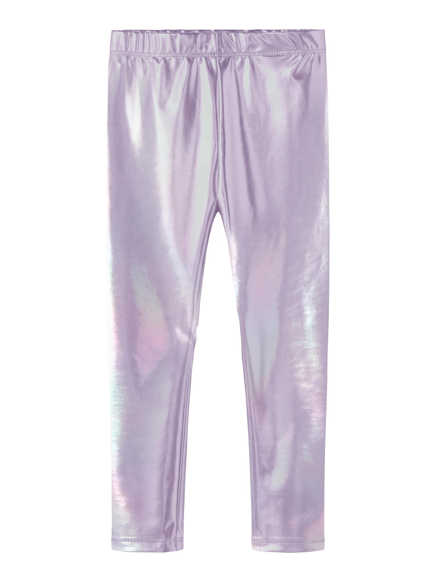 Γυαλιστερό Παιδικό Κολάν Name it 13249398 Silver