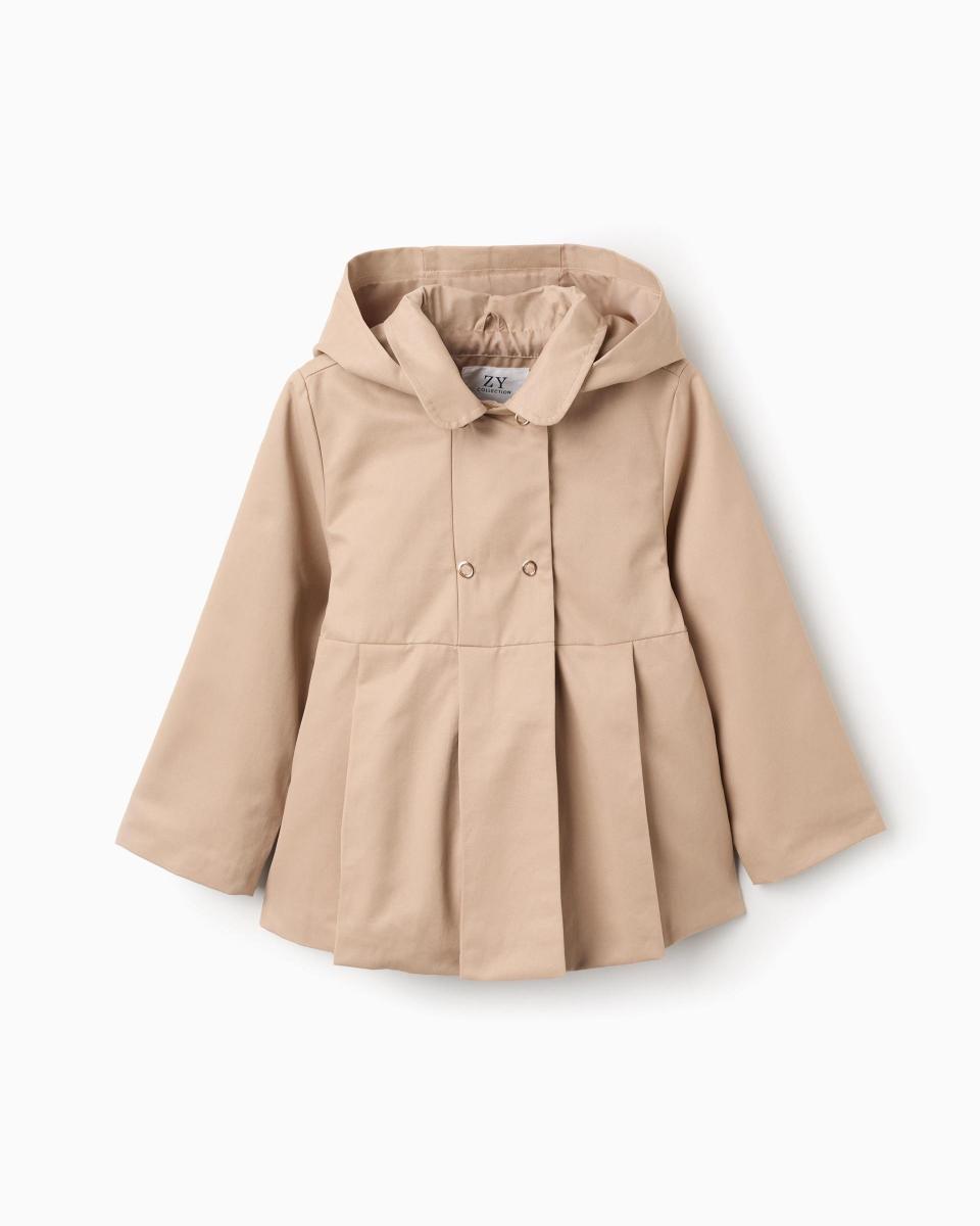 Παιδική Παρκά Καπαρτίνα Zippy 26003 Light Beige