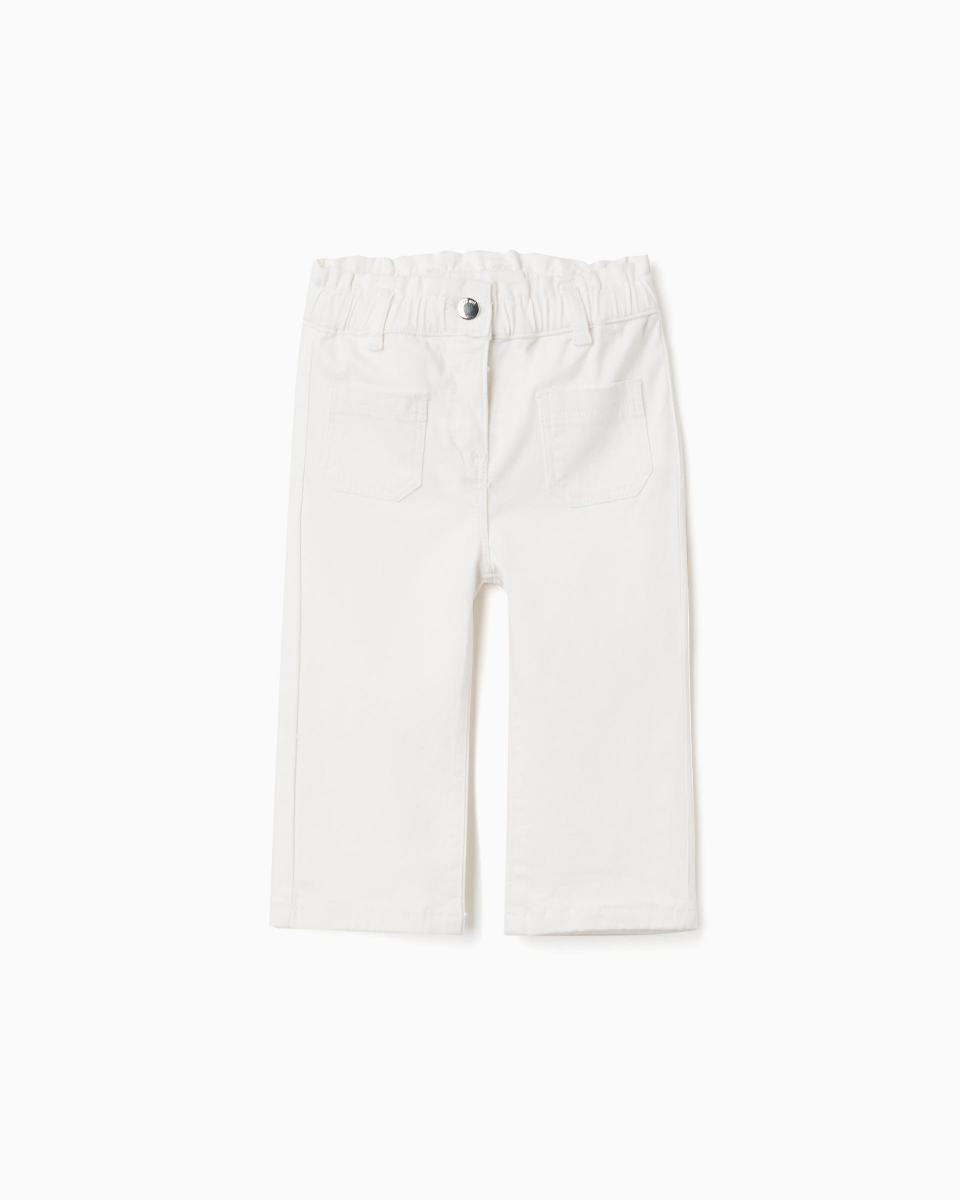 Βρεφικό Παντελόνι Wide Leg Twill Zippy 26005 White