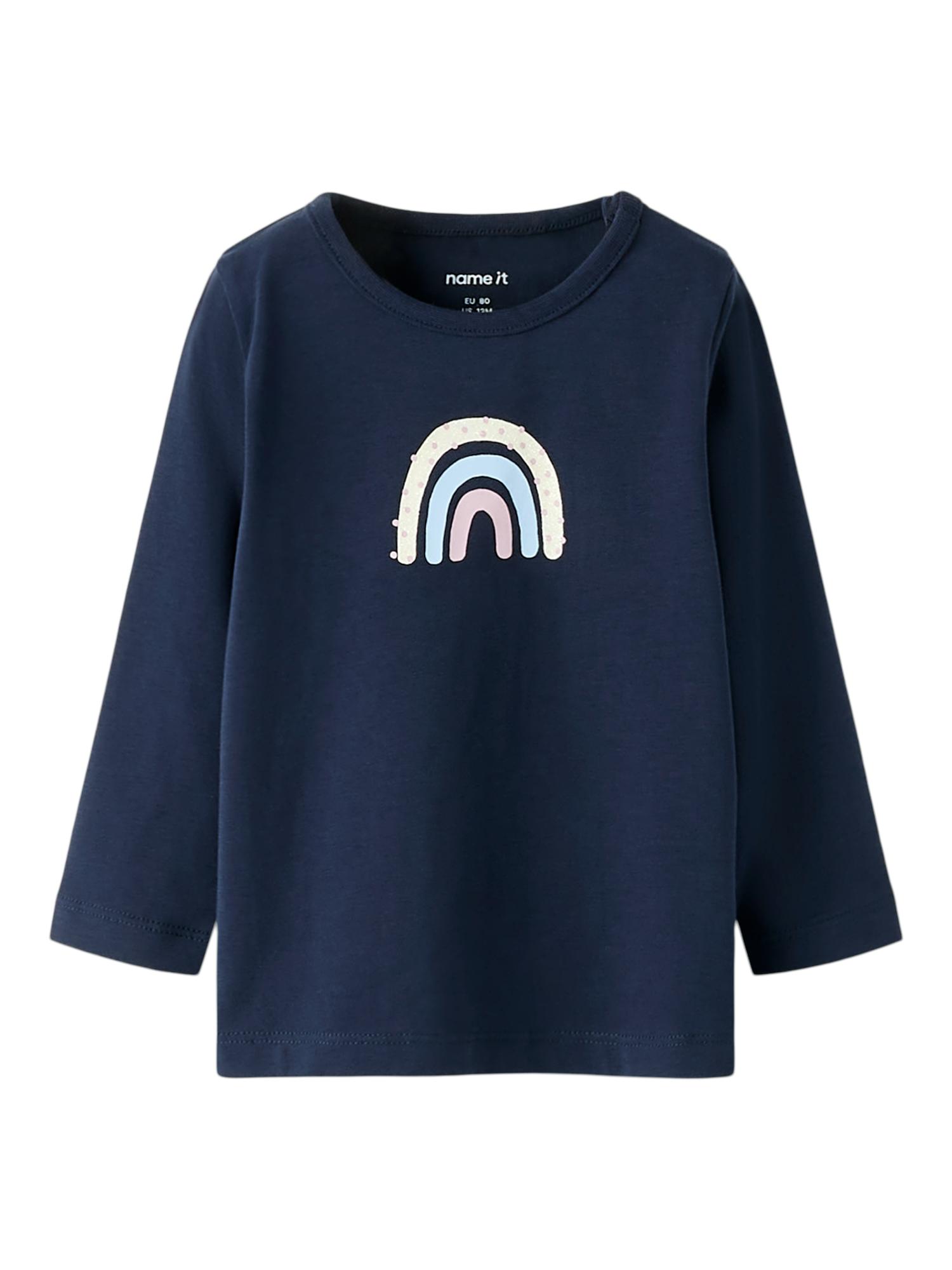 Βρεφική Μπλούζα Μακρυμάνικη Name it 13226053 Rainbow