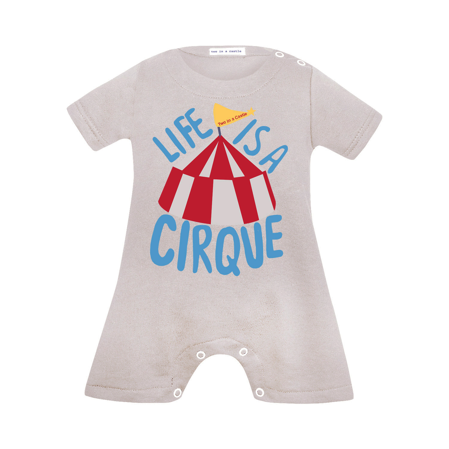 Βρεφικό Φορμάκι Circus Life Logo Two in a castle T7323 