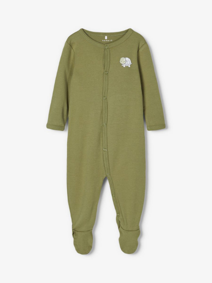Σετ 2 φορμάκια 100% οργανικό βαμβάκι Name it 13189127 Loden Green Turtle
