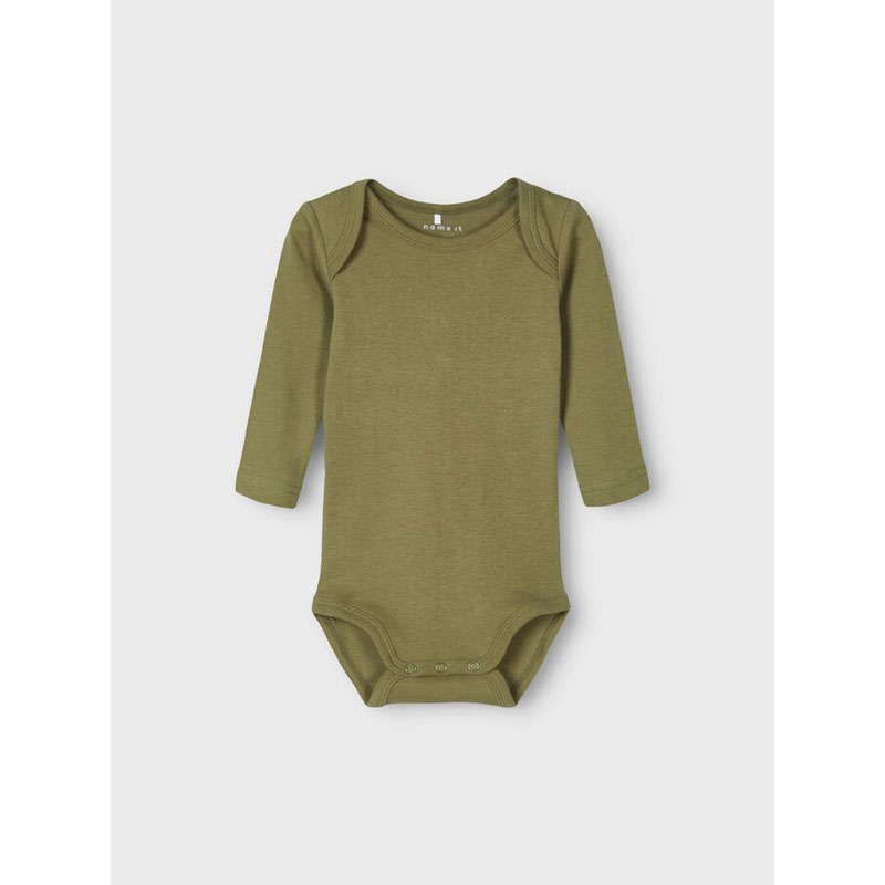 Σετ 3 ζιπουνάκια οργανικό βαμβάκι Name it 13189129 Loden Green