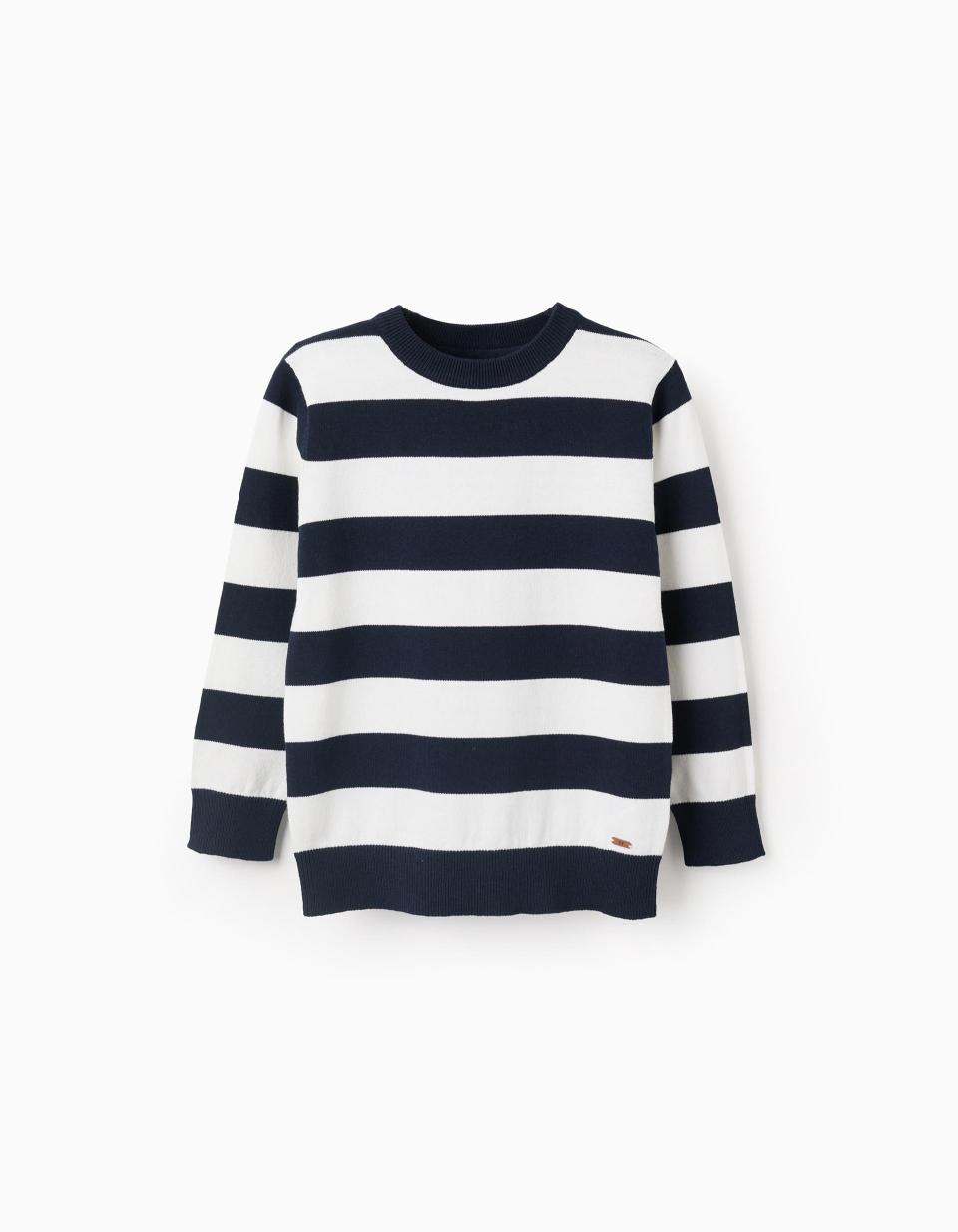 Παιδικό Πουλόβερ Ριγέ Zippy 25048 Dark Blue