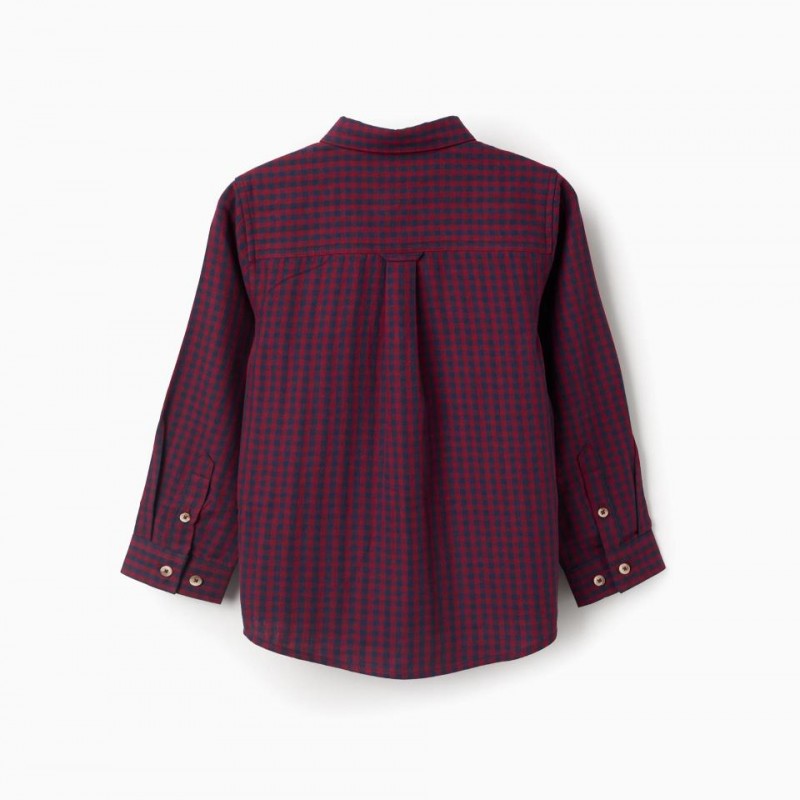 Παιδικό Πουκάμισο Καρό  Zippy 25078 Dark Red