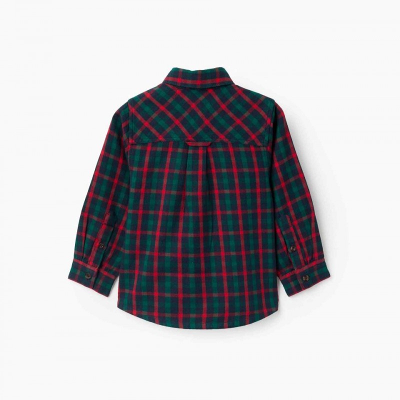 Πουκάμισο Kαρό Zippy 25061 Dark Green