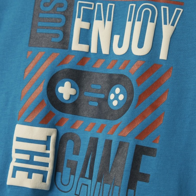 Μπλούζα Κοντομάνικη Name it 13238137 fjord blue