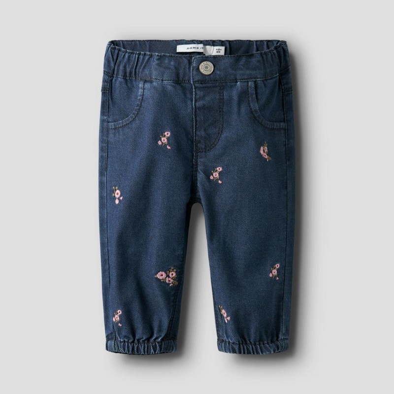 Βρεφικό Τζιν Παντελόνι Name it 13243778 Dark Blue Denim