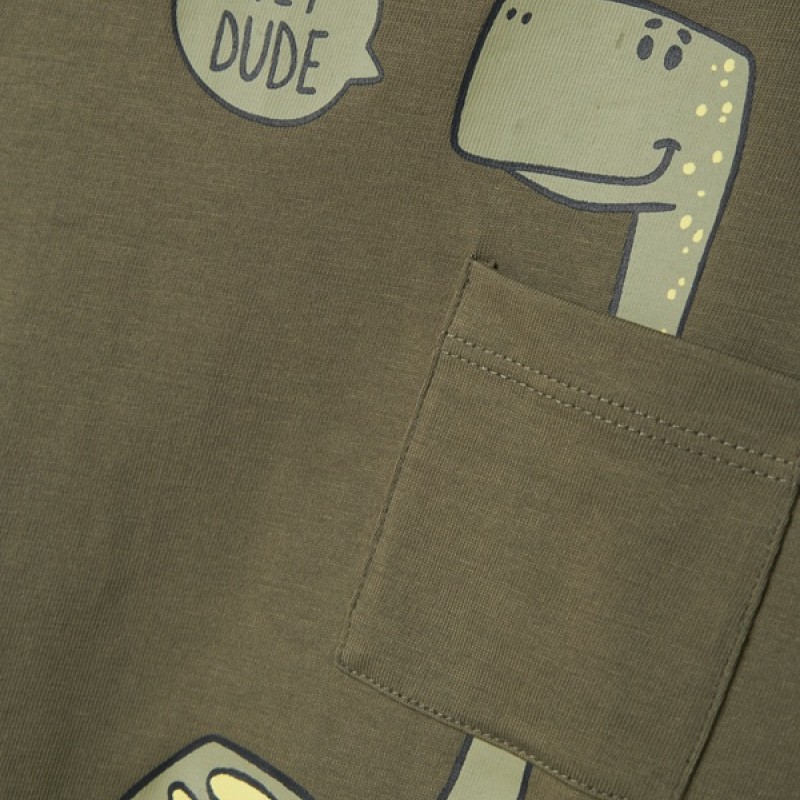 Μπλούζα Μακρυμάνικη Name it 13238183 dusty olive