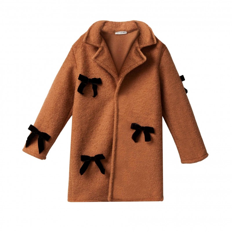 Παιδικό Παλτό Engraved Flowers Two in a castle T6640 Bear Coat