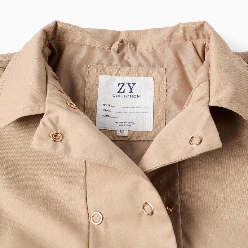 Παιδική Παρκά Καπαρτίνα Zippy 26003 Light Beige