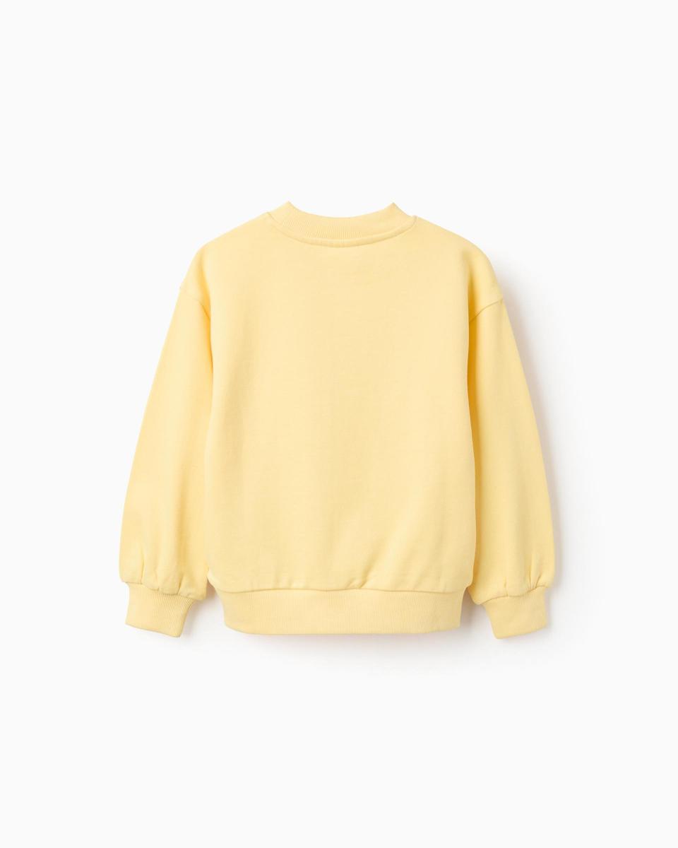 Παιδική Μπλούζα Φούτερ Χωρίς Χνούδι Zippy 26004 Light Yellow