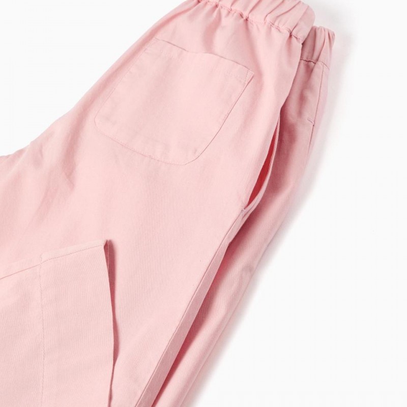 Παιδικό Παντελόνι Wide Leg Με Πιέτες  Zippy 26014 Light Pink
