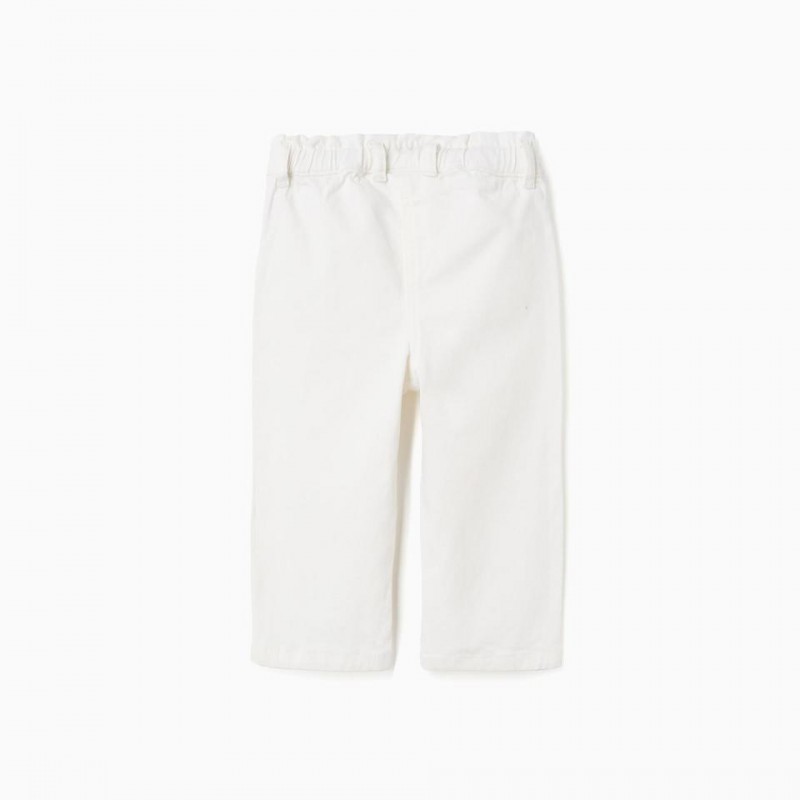 Βρεφικό Παντελόνι Wide Leg Twill Zippy 26005 White