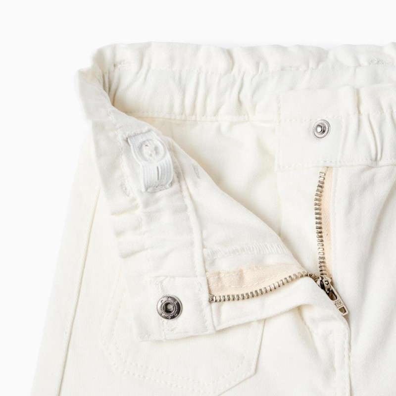 Βρεφικό Παντελόνι Wide Leg Twill Zippy 26005 White