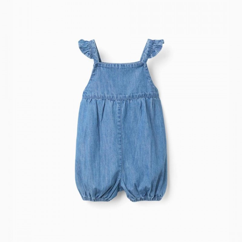 Βρεφική Τζιν Σαλοπέτα Zippy 26005 Denim Blue 