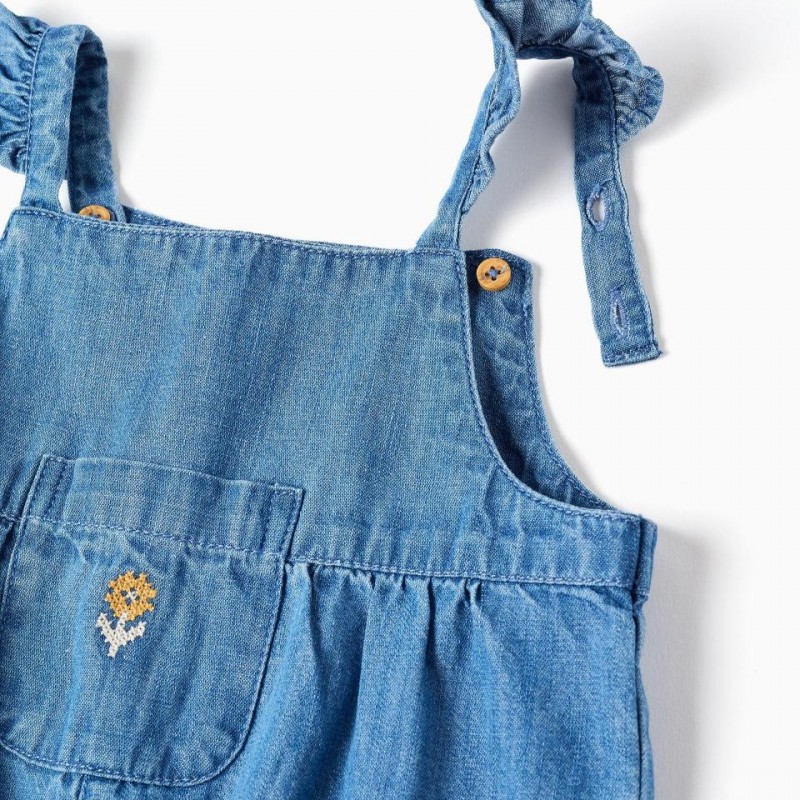 Βρεφική Τζιν Σαλοπέτα Zippy 26005 Denim Blue 