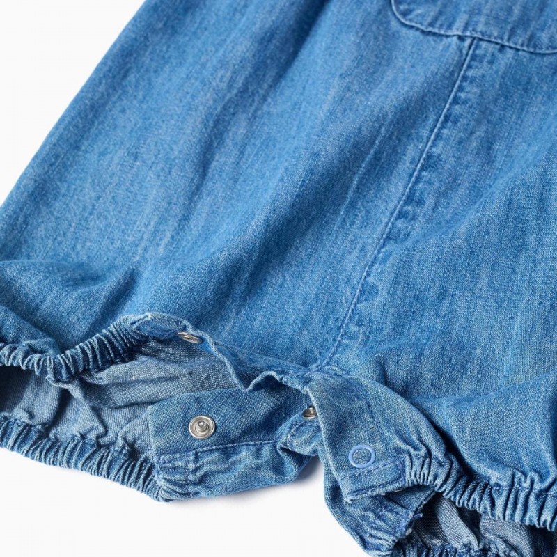 Βρεφική Τζιν Σαλοπέτα Zippy 26005 Denim Blue 
