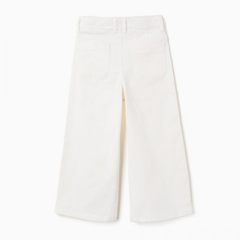 Παιδικό Παντελόνι Υφασμάτινο Twill Zippy 26011 White