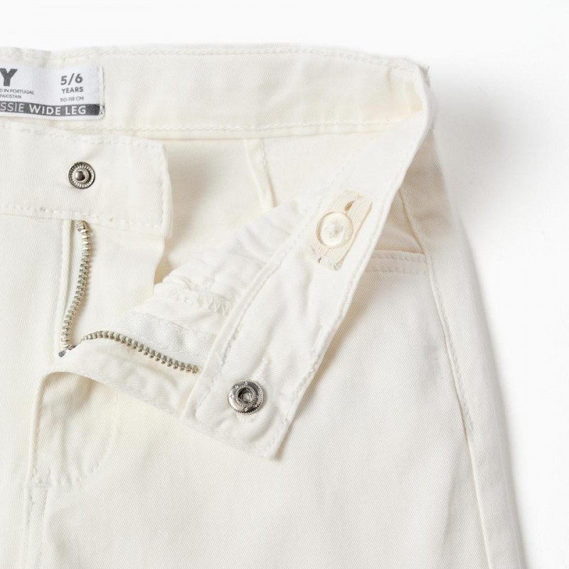 Παιδικό Παντελόνι Υφασμάτινο Twill Zippy 26011 White