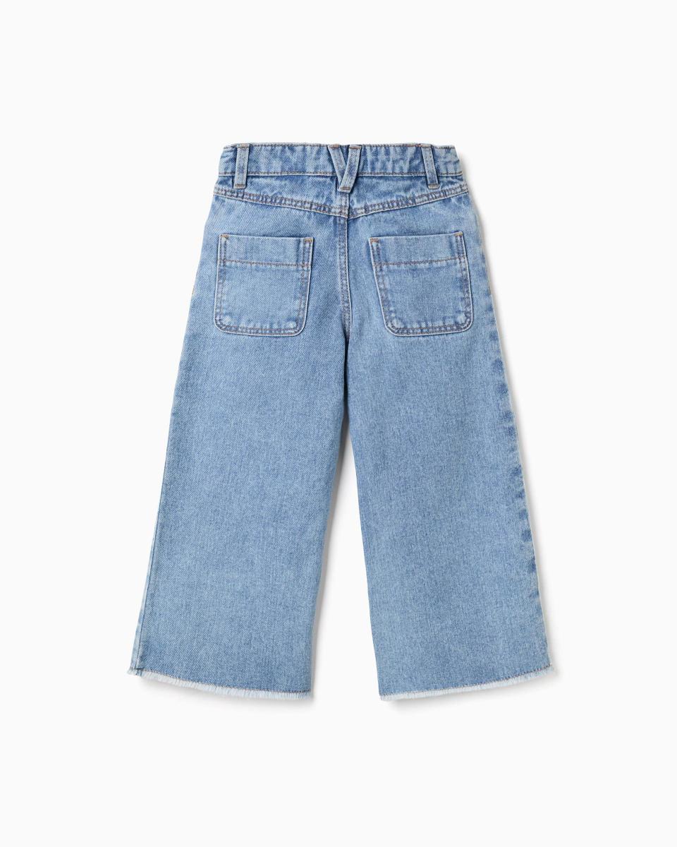 Παιδικό Τζιν Παντελόνι Wide Leg Zippy 26019 Light Blue