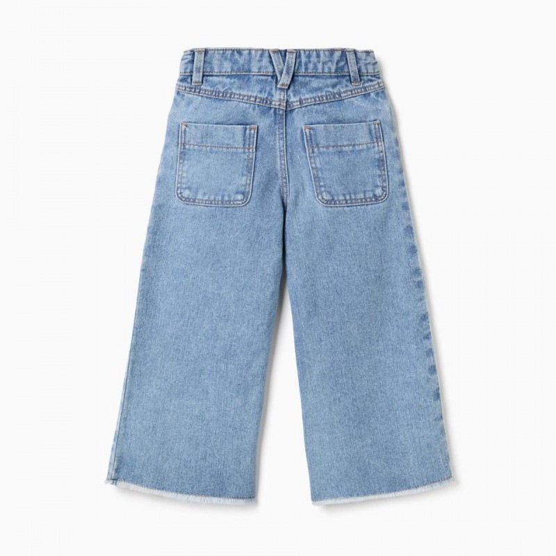 Παιδικό Τζιν Παντελόνι Wide Leg Zippy 26019 Light Blue