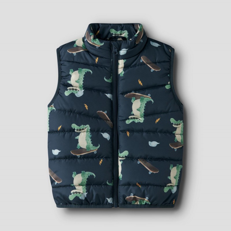 Παιδικό Αμάνικο Μπουφάν Name it 13237568 Insignia Blue