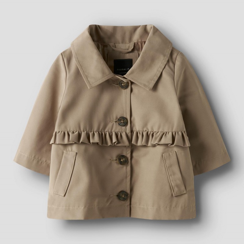 Μπεμπέ Καπαρτίνα Μπεζ Name it 13250677 Savannah Tan