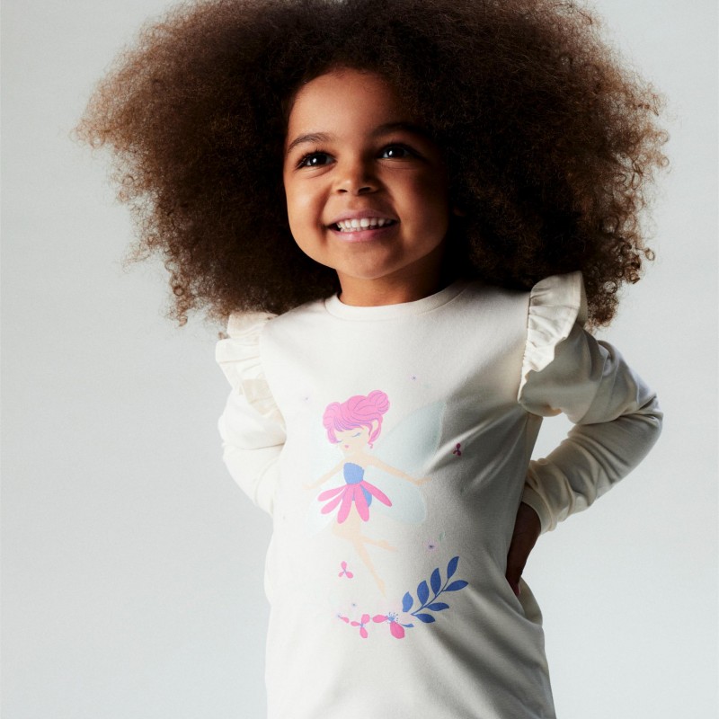 Παιδική Μακρυμάνικη Μπλούζα Name it 13251475 Gardenia